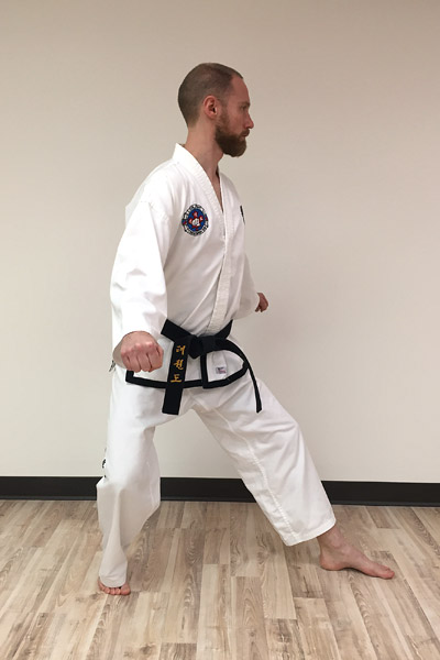 L-stance mistake: turning your shoulders too far to the front