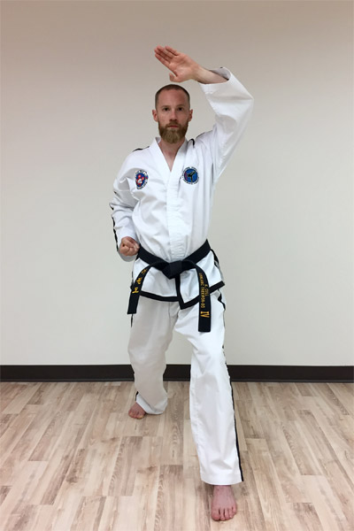 Taekwon-do's knife-hand rising block