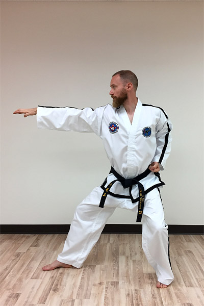 Outward knife-hand strike