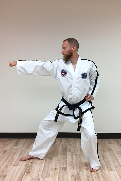 Outward side fist strike